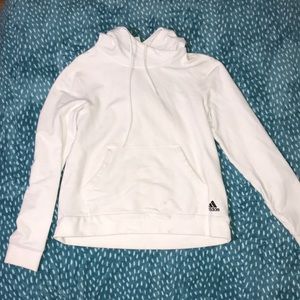 White Adidas Hoodie